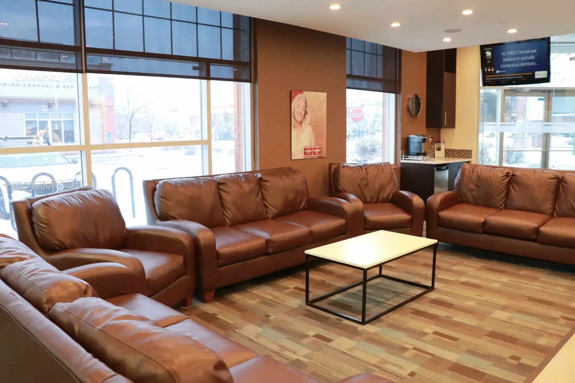 The waiting area
